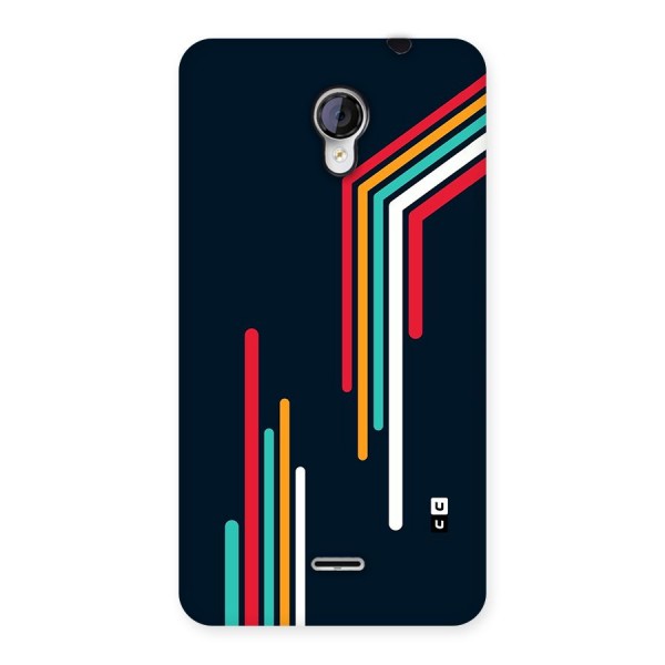 Retro Lines Minimal Stripes Back Case for Unite 2 A106