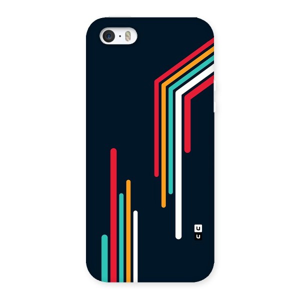 Retro Lines Minimal Stripes Back Case for iPhone 5 5s