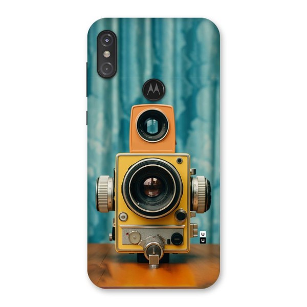 Retro Projector Back Case for Motorola One Power