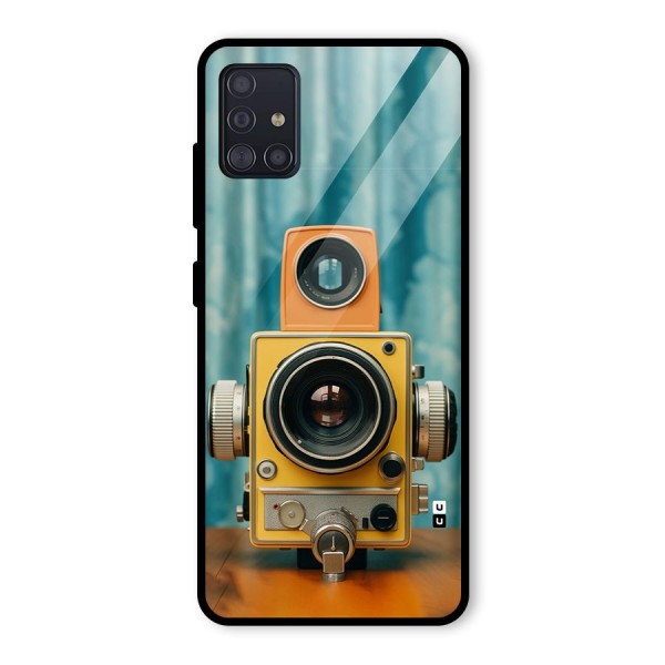 Retro Projector Glass Back Case for Galaxy A51