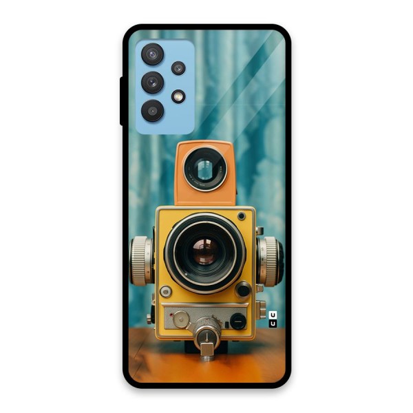 Retro Projector Glass Back Case for Galaxy M32 5G