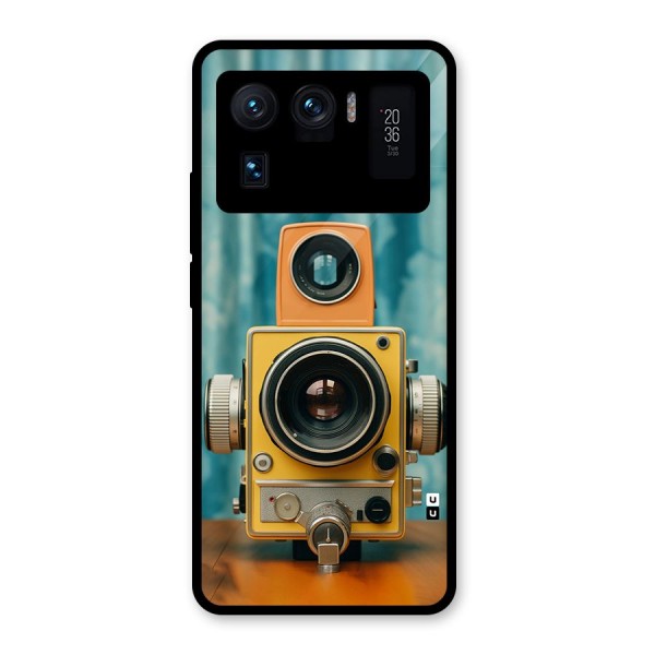 Retro Projector Glass Back Case for Mi 11 Ultra