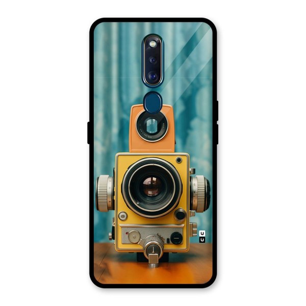 Retro Projector Glass Back Case for Oppo F11 Pro