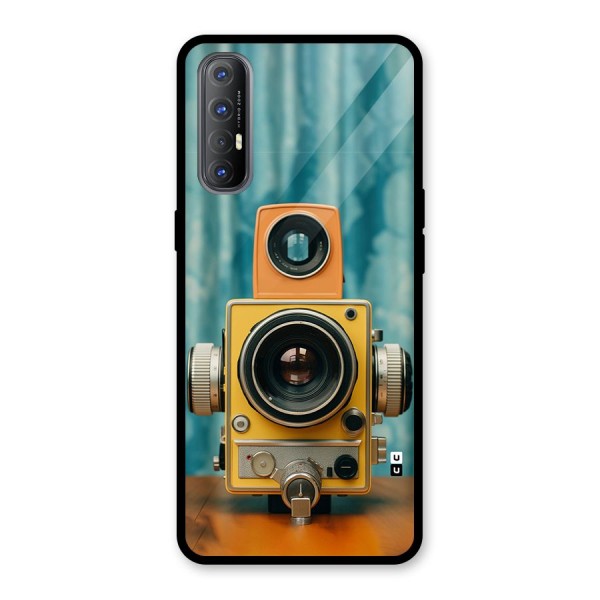 Retro Projector Glass Back Case for Oppo Reno3 Pro