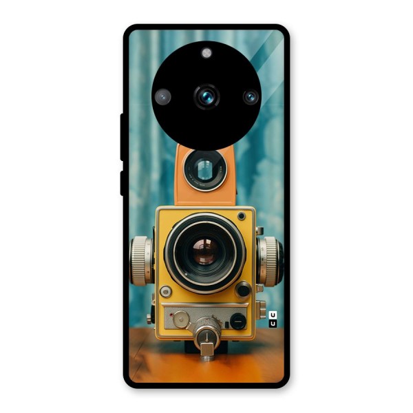 Retro Projector Glass Back Case for Realme 11 Pro