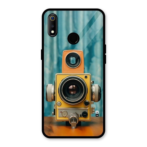 Retro Projector Glass Back Case for Realme 3