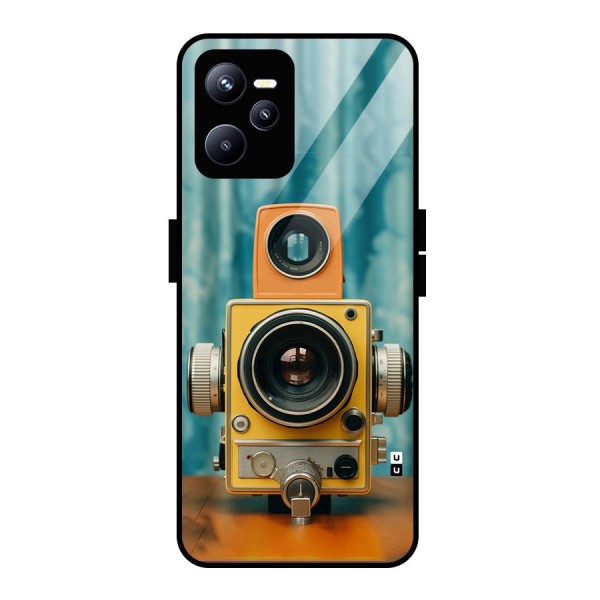 Retro Projector Glass Back Case for Realme C35