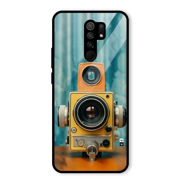 Retro Projector Glass Back Case for Redmi 9 Prime