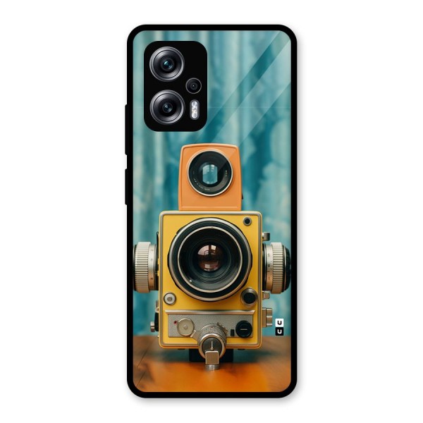 Retro Projector Glass Back Case for Redmi K50i