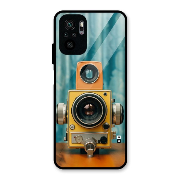 Retro Projector Glass Back Case for Redmi Note 10S