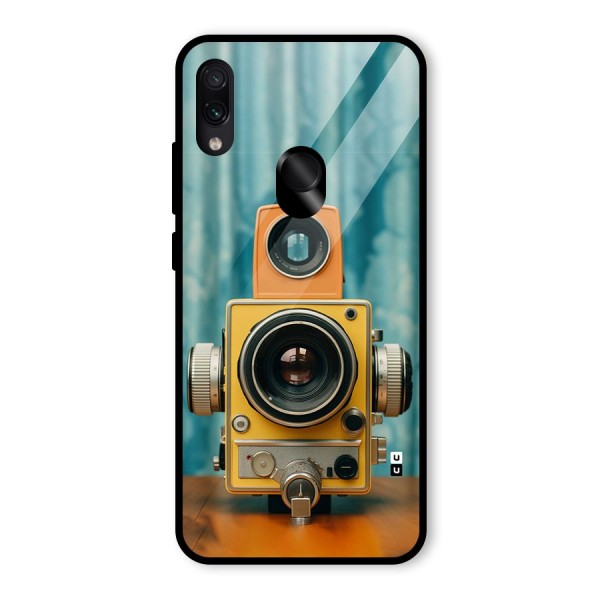 Retro Projector Glass Back Case for Redmi Note 7