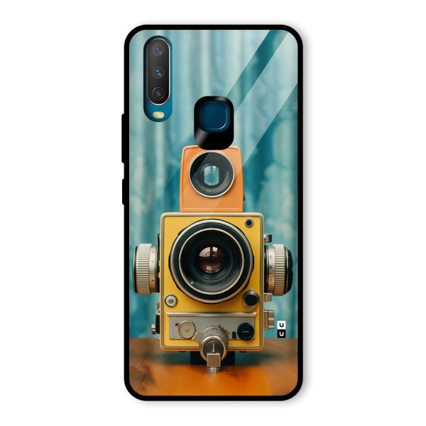 Retro Projector Glass Back Case for Vivo Y15