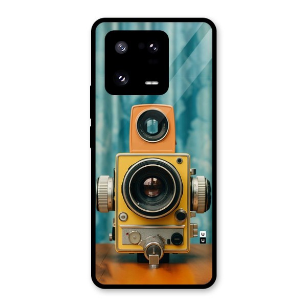 Retro Projector Glass Back Case for Xiaomi 13 Pro