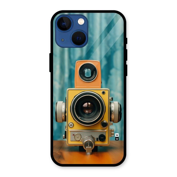 Retro Projector Glass Back Case for iPhone 13 Mini