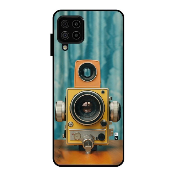 Retro Projector Metal Back Case for Galaxy A22 4G