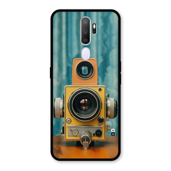 Retro Projector Metal Back Case for Oppo A9 (2020)