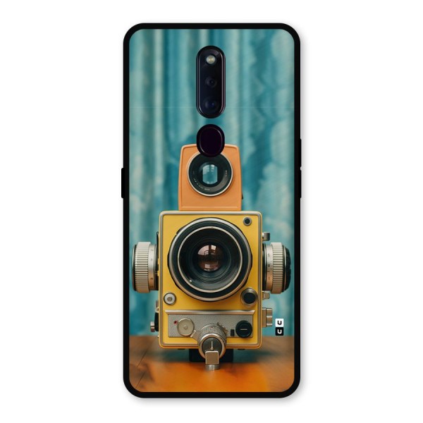 Retro Projector Metal Back Case for Oppo F11 Pro