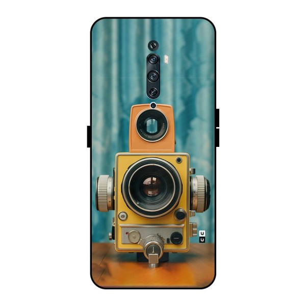 Retro Projector Metal Back Case for Oppo Reno2 F