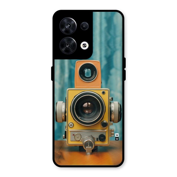 Retro Projector Metal Back Case for Oppo Reno8 5G