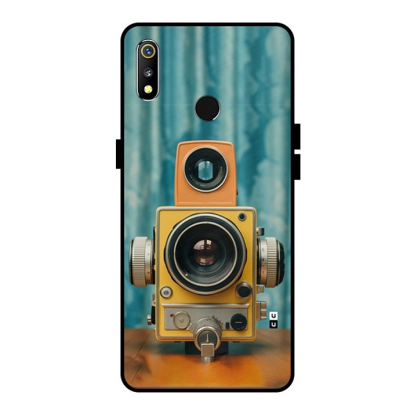 Retro Projector Metal Back Case for Realme 3