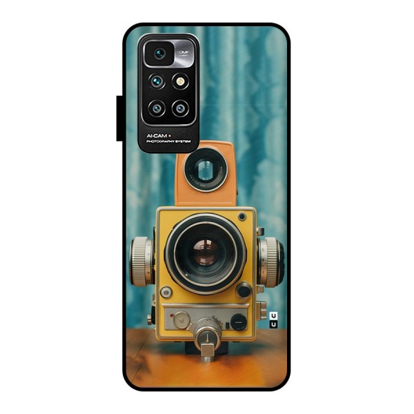 Retro Projector Metal Back Case for Redmi 10 Prime