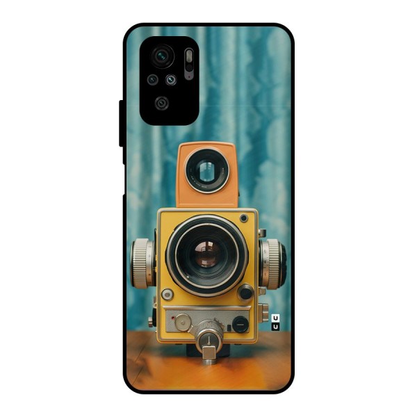 Retro Projector Metal Back Case for Redmi Note 10