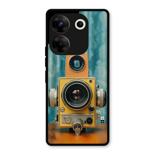 Retro Projector Metal Back Case for Tecno Camon 20