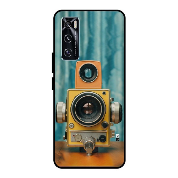 Retro Projector Metal Back Case for Vivo V20 SE