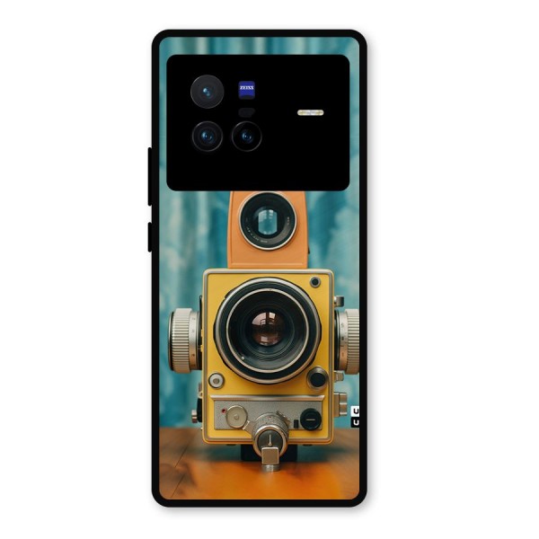 Retro Projector Metal Back Case for Vivo X80