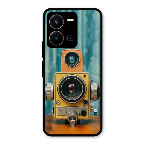 Retro Projector Metal Back Case for Vivo Y35