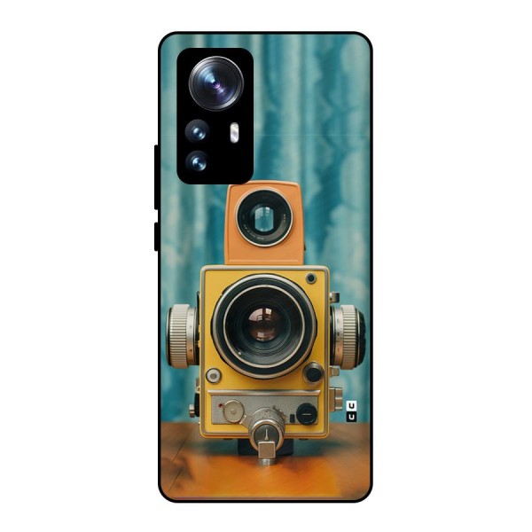 Retro Projector Metal Back Case for Xiaomi 12 Pro