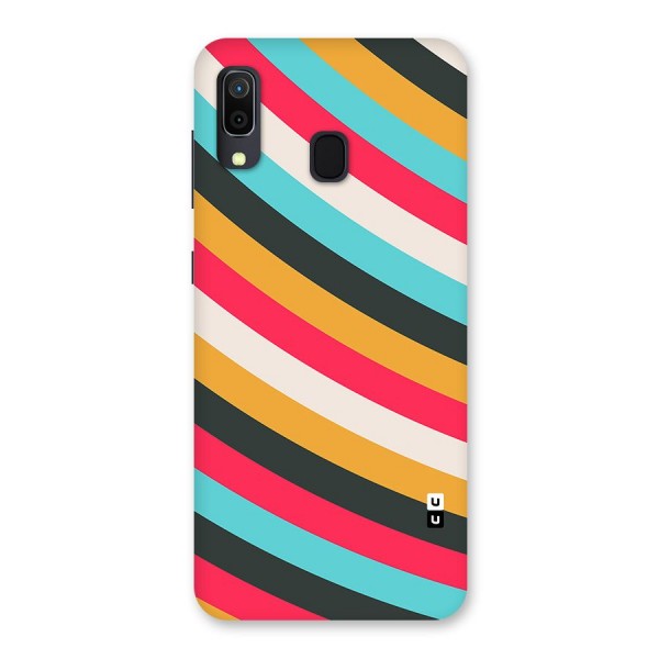 Retro Style Minimal Curves Back Case for Galaxy A20