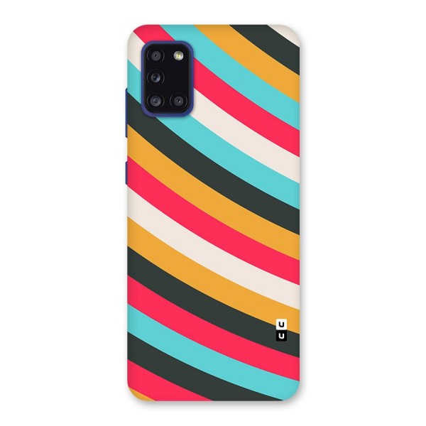 Retro Style Minimal Curves Back Case for Galaxy A31