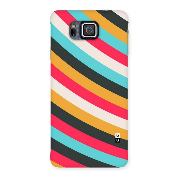 Retro Style Minimal Curves Back Case for Galaxy Alpha