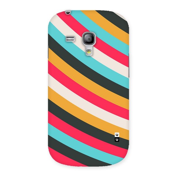 Retro Style Minimal Curves Back Case for Galaxy S3 Mini