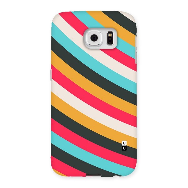 Retro Style Minimal Curves Back Case for Galaxy S6