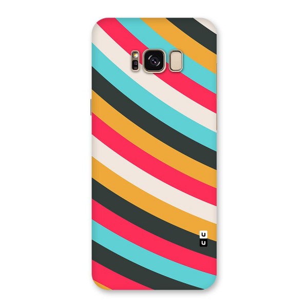 Retro Style Minimal Curves Back Case for Galaxy S8 Plus