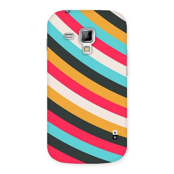 Retro Style Minimal Curves Back Case for Galaxy S Duos