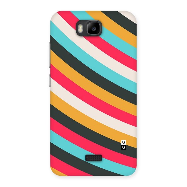 Retro Style Minimal Curves Back Case for Honor Bee