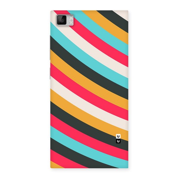 Retro Style Minimal Curves Back Case for Mi3