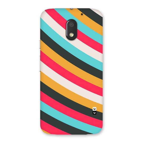 Retro Style Minimal Curves Back Case for Moto E3 Power