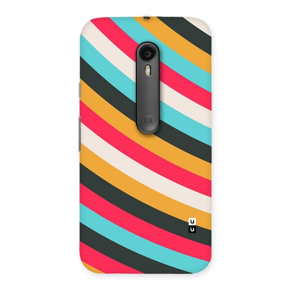 Retro Style Minimal Curves Back Case for Moto G3