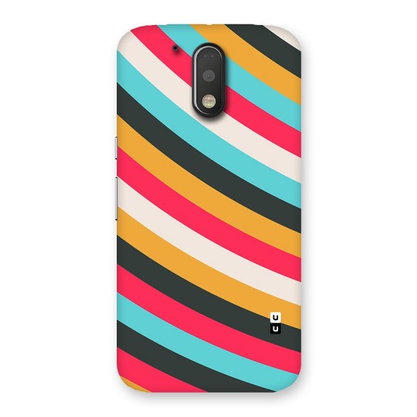 Retro Style Minimal Curves Back Case for Moto G4