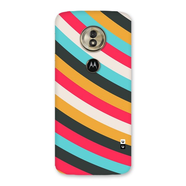 Retro Style Minimal Curves Back Case for Moto G6 Play