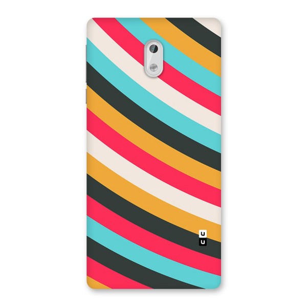 Retro Style Minimal Curves Back Case for Nokia 3