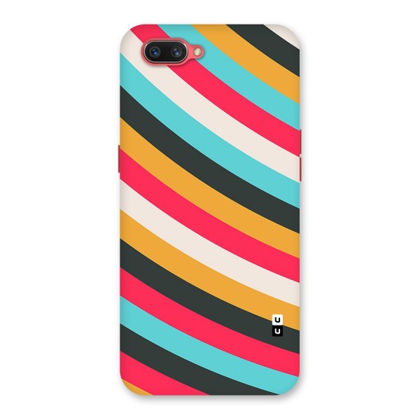 Retro Style Minimal Curves Back Case for Oppo A3s