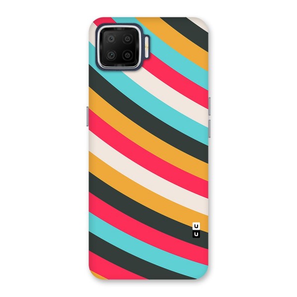 Retro Style Minimal Curves Back Case for Oppo F17