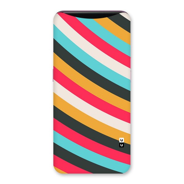 Retro Style Minimal Curves Back Case for Oppo Find X