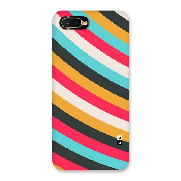 Retro Style Minimal Curves Back Case for Oppo K1