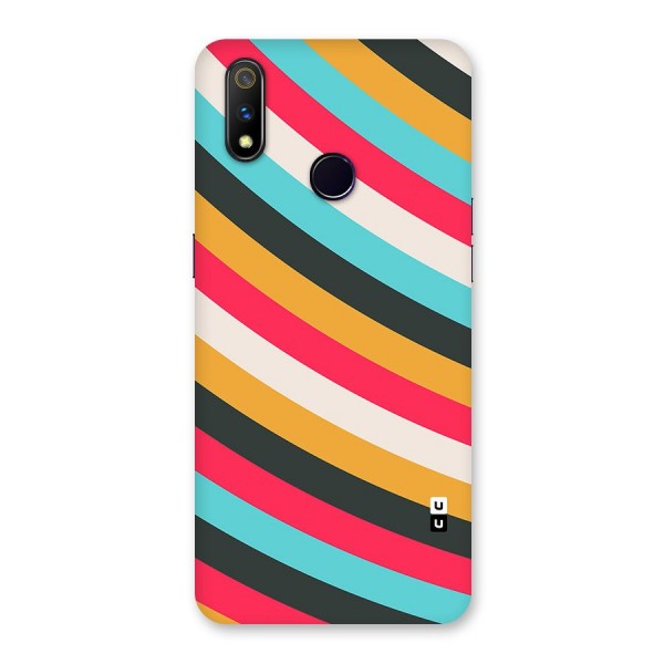 Retro Style Minimal Curves Back Case for Realme 3 Pro